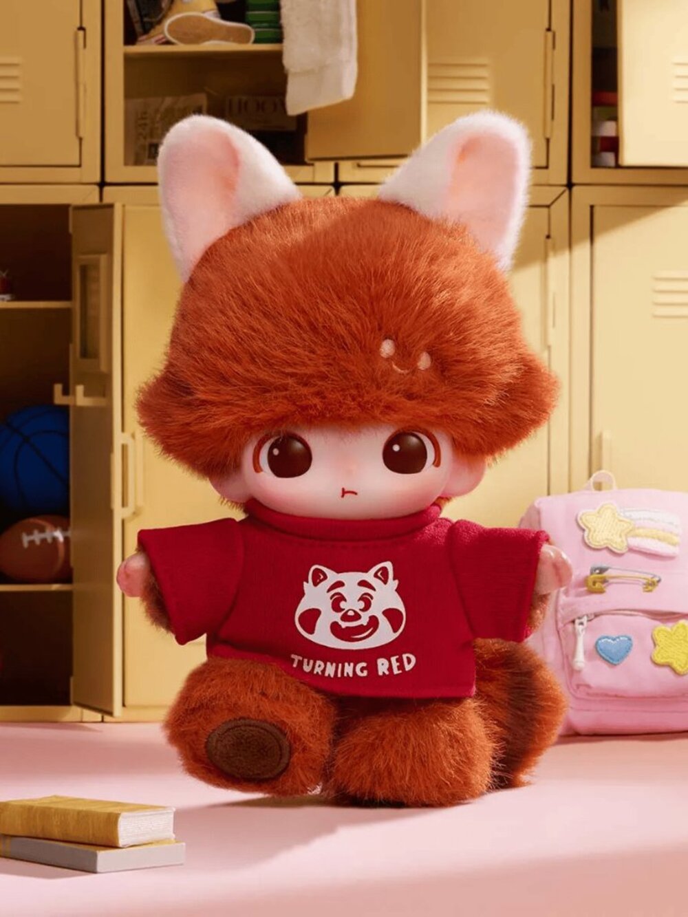 DIMOO WORLD × PIXAR Series - Vinyl Plush Pendant - Red Panda Mei